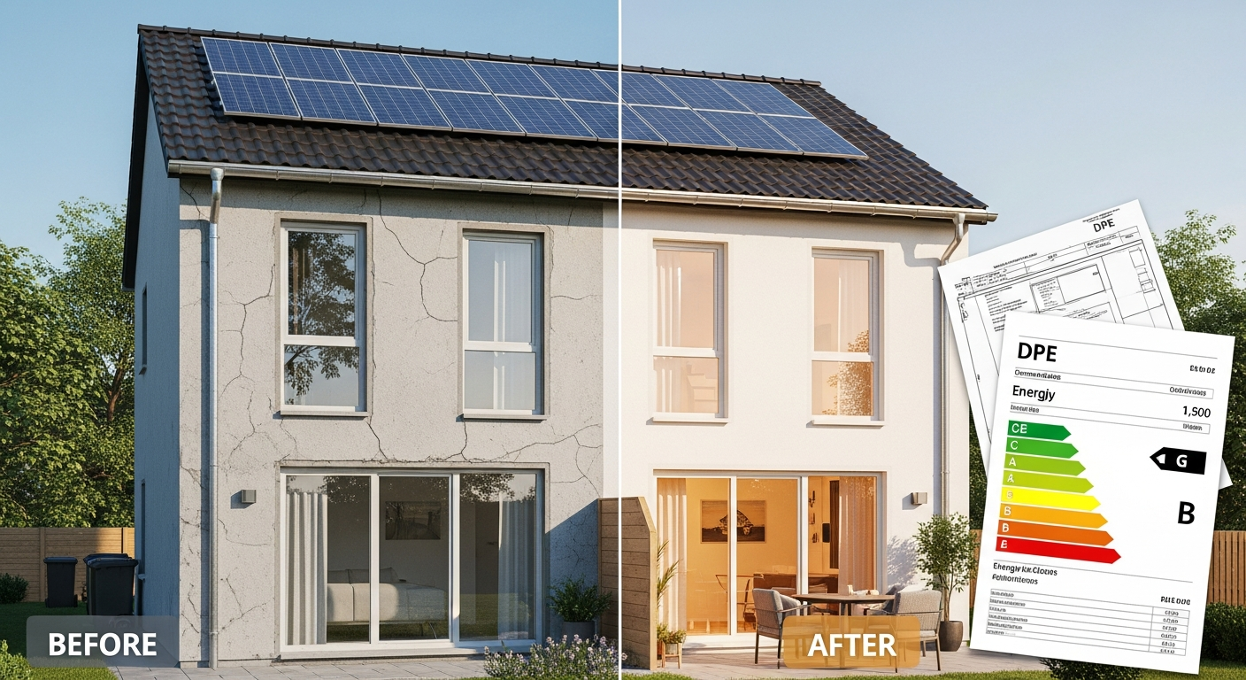 DPE Projeté : Le Guide Ultime 2026 pour Transformer votre Passoire Thermique en Actif Rentable